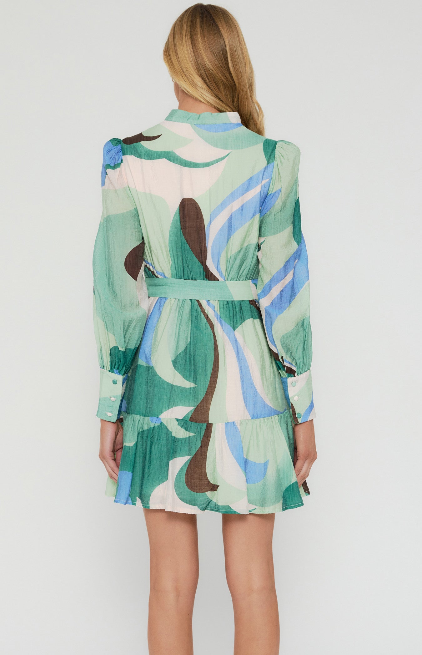 Maddie - Print Shirt Dress