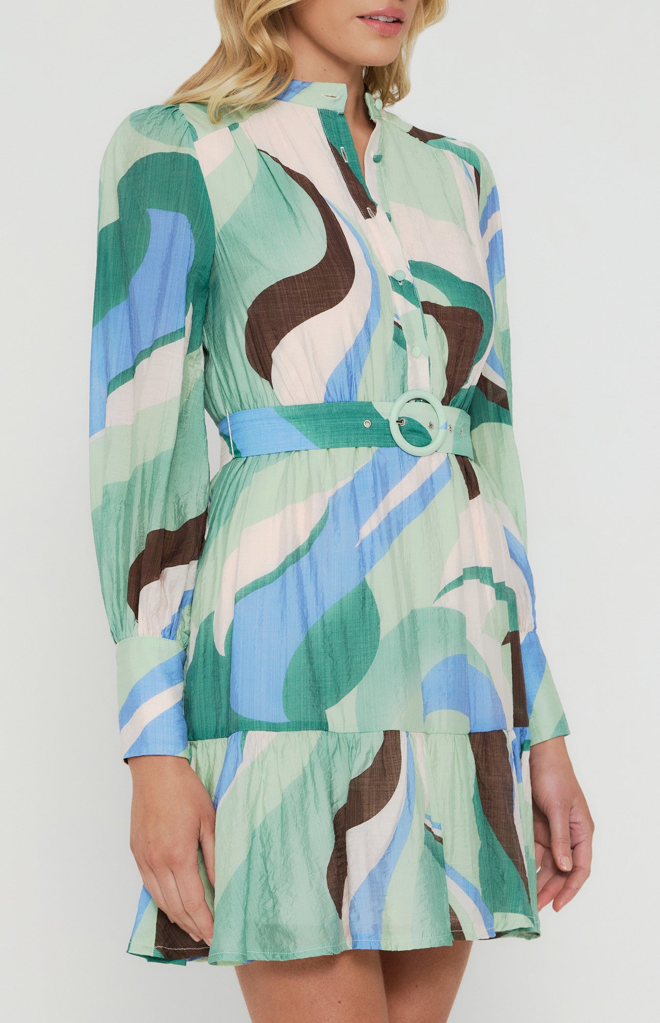 Maddie - Print Shirt Dress