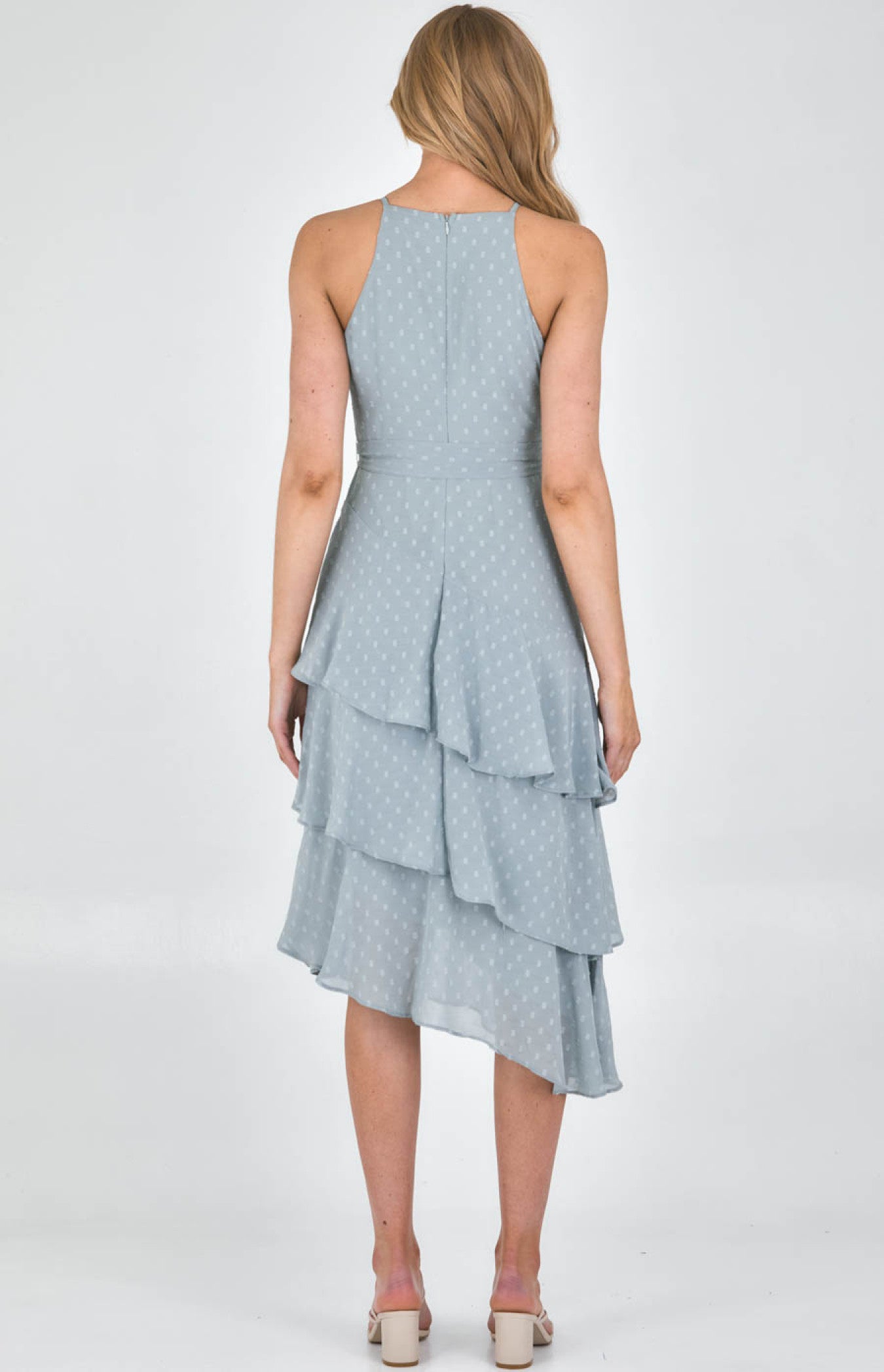 Karlia - Chiffon Ruffle Dress