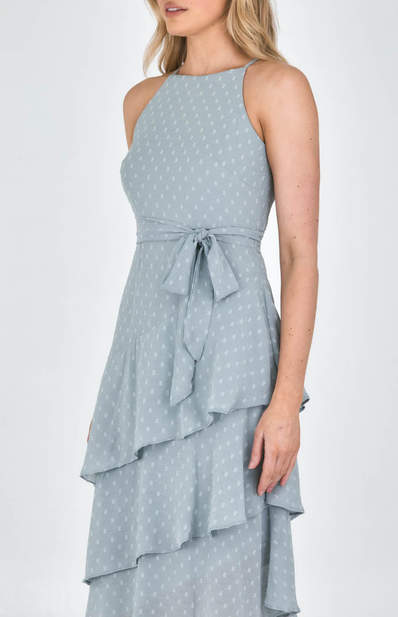 Karlia - Chiffon Ruffle Dress