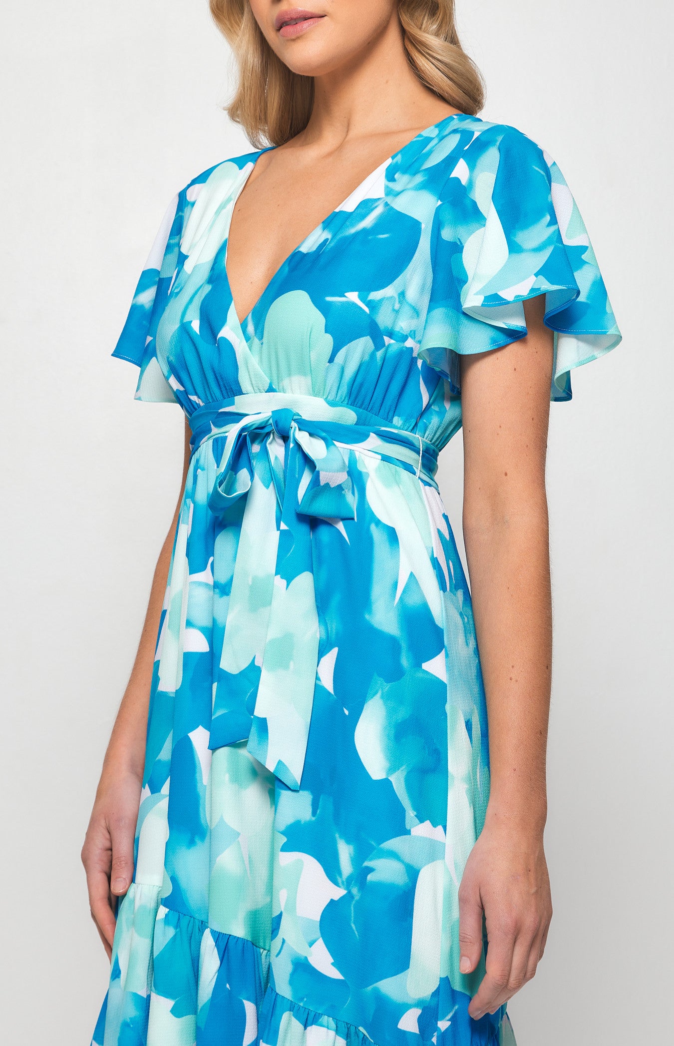 Claire- Floral Print Midi Dress