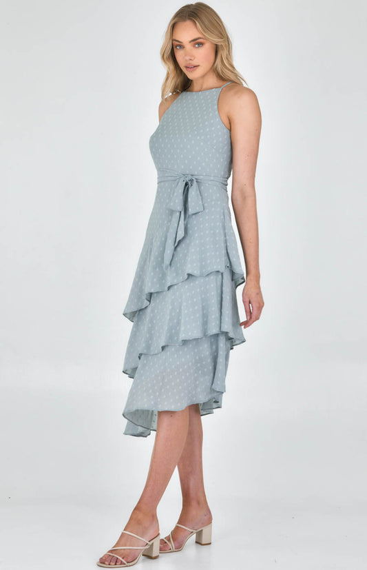 Karlia - Chiffon Ruffle Dress